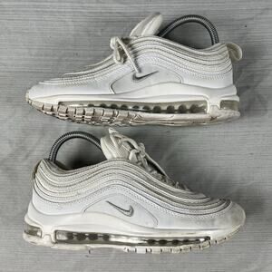 Nike Air Max 97 Triple White Women’s Size 7 Running Shoes Gym Sneaker 921826-101